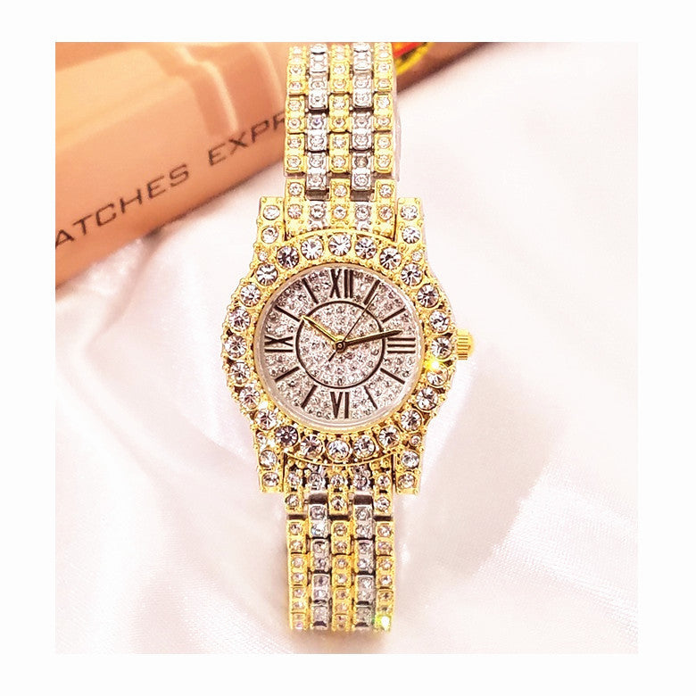 Rhinestone Waterproof Women's Watch