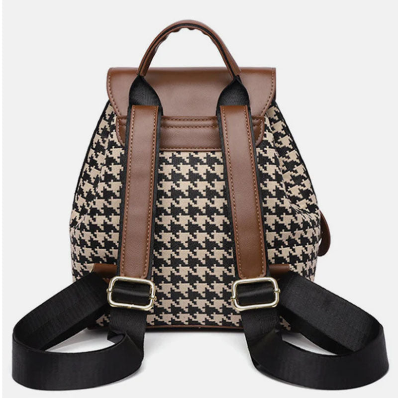 Houndstooth Women Travel Bags