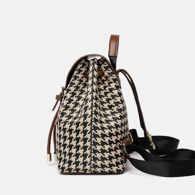 Houndstooth Women Travel Bags